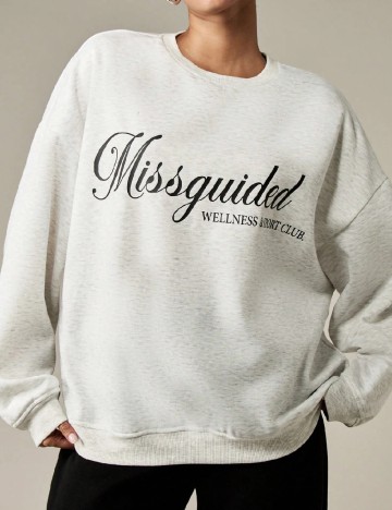 Bluza Oversize Missguided, gri