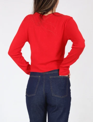 Bluza Pull&Bear, rosu