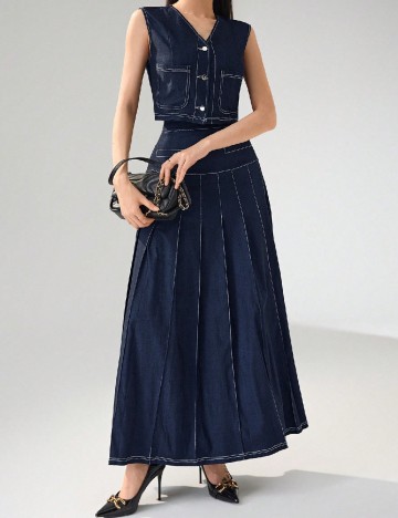 Compleu SHEIN, bleumarin