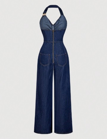 Salopeta SHEIN, bleumarin