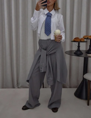 Pantaloni SHEIN, gri