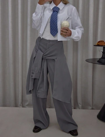 Pantaloni SHEIN, gri