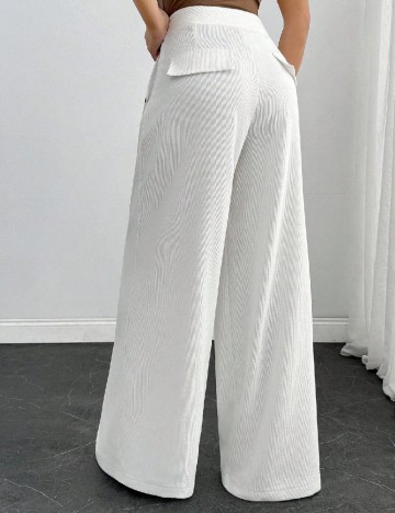 Pantaloni SHEIN, alb