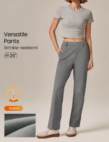 Pantaloni GLOWMODE, gri