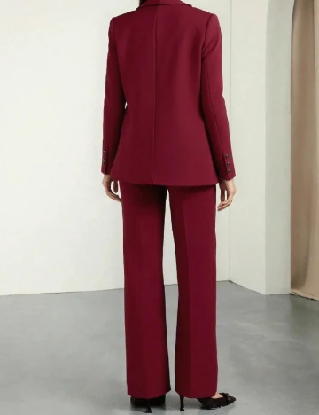 Costum SHEIN, visiniu