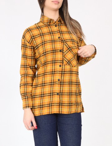 Camasa Bershka, galben