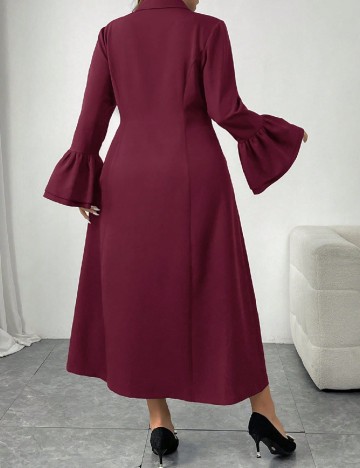 Rochie lunga SHEIN CURVE, pruna