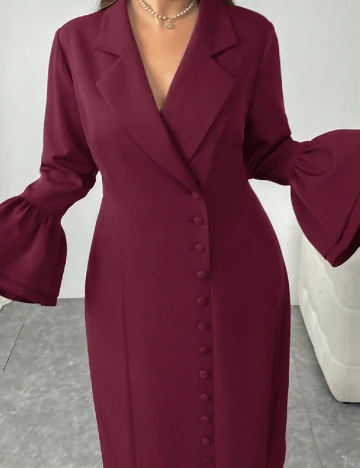 Rochie lunga SHEIN CURVE, pruna