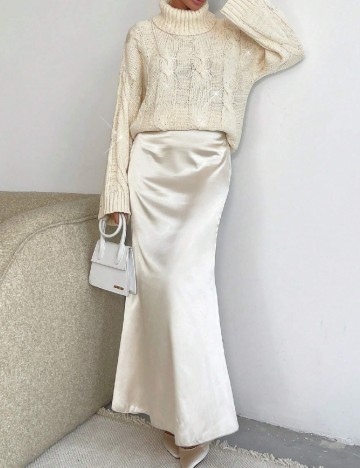 Pulover Oversize SHEIN, crem