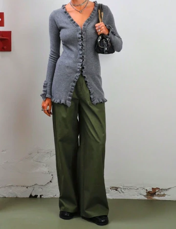 Pantaloni SHEIN, verde