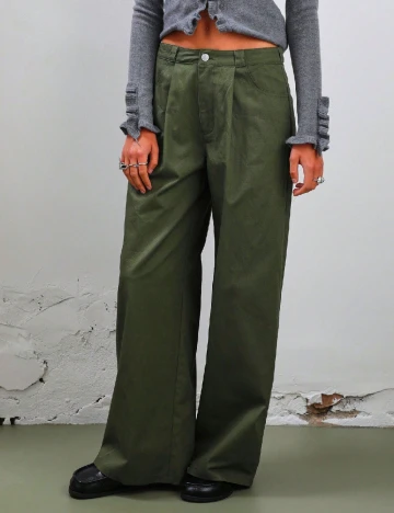 Pantaloni SHEIN, verde