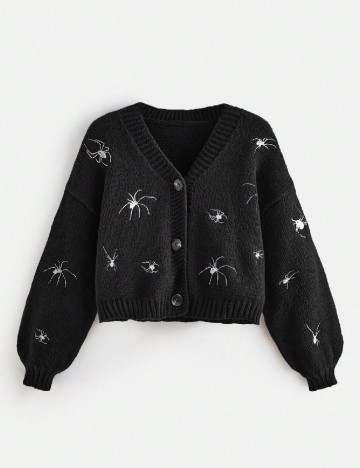 
						Cardigan Romwe, negru
