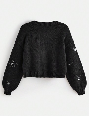 Cardigan Romwe, negru