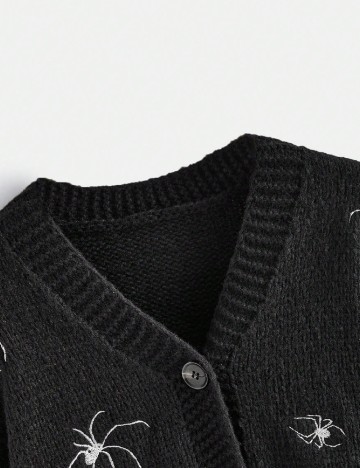 Cardigan Romwe, negru