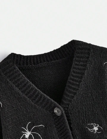 Cardigan Romwe, negru