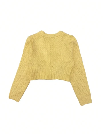 Cardigan SHEIN, galben