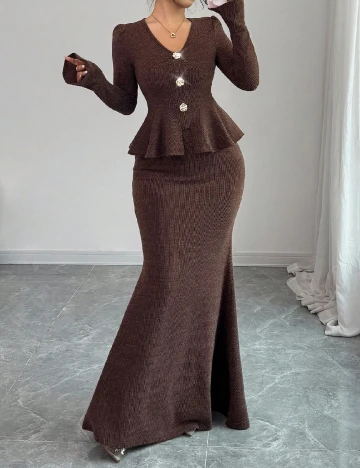 Compleu SHEIN, maro
