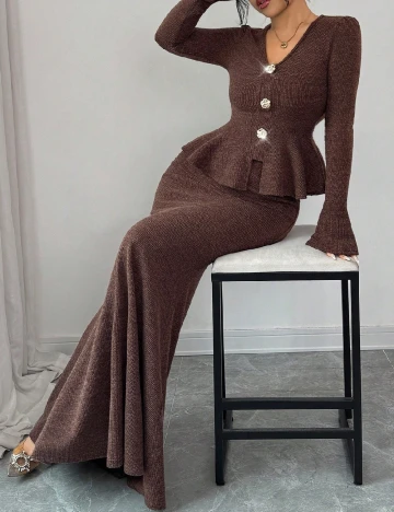 Compleu SHEIN, maro