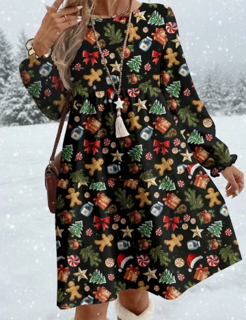 Rochie scurta Emery Rose, mix culori