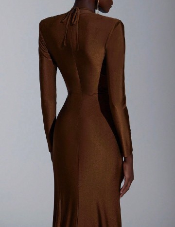 Rochie lunga SHEIN, maro
