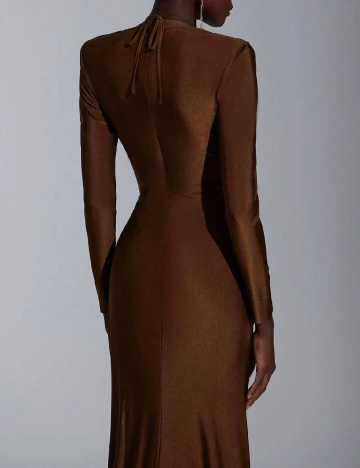 Rochie lunga SHEIN, maro