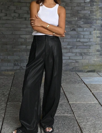 Pantaloni Dazy, negru