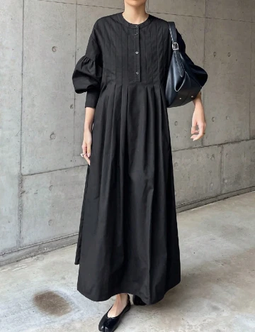 Rochie lunga Friful, negru