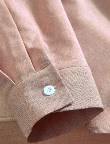 Camasa SHEIN CURVE, maro deschis