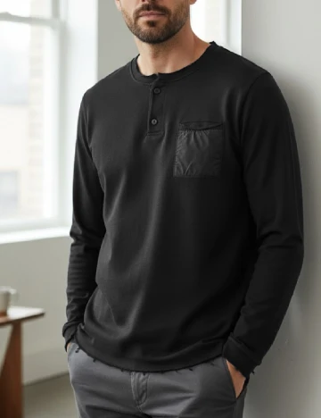 Bluza Pull&Bear, negru