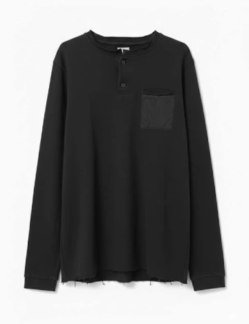 Bluza Pull&Bear, negru