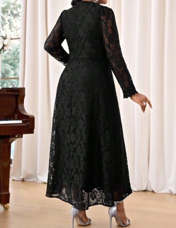 Rochie lunga SHEIN CURVE, negru