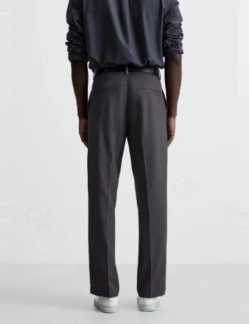 Pantaloni Zara, gri inchis