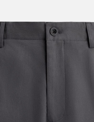 Pantaloni Zara, gri inchis