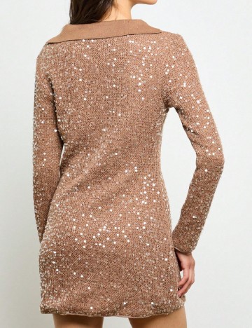 Rochie scurta SHEIN, maro