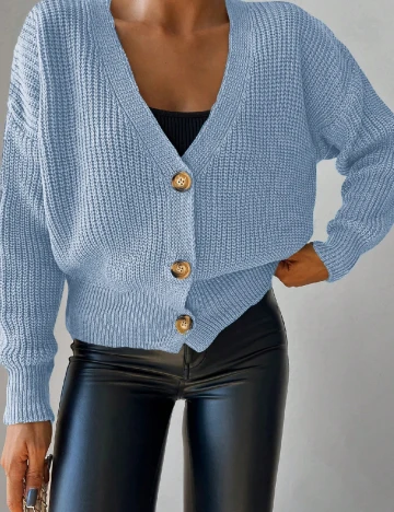 Cardigan SHEIN, albastru