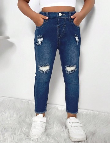 Blugi Shein Kids, bleumarin