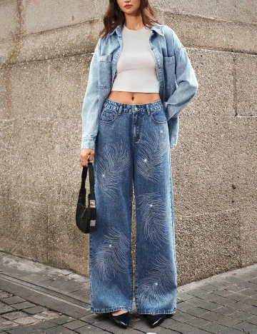 Blugi SHEIN, albastru