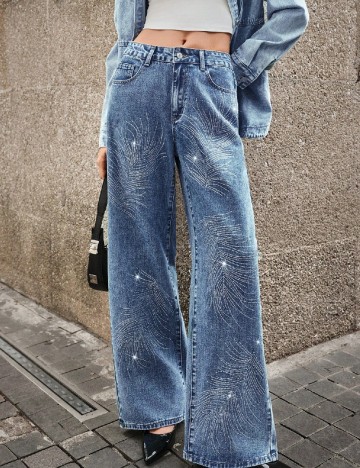 Blugi SHEIN, albastru