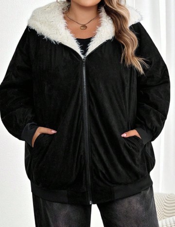 
						Hanorac SHEIN CURVE, negru