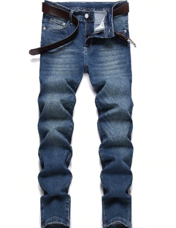 
						Blugi SHEIN, albastru