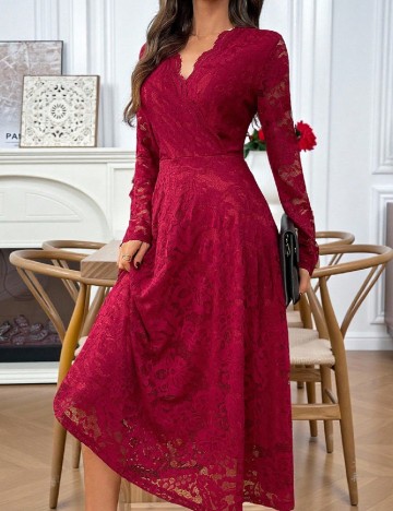 Rochie medie Emery Rose, rosu