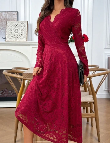 Rochie medie Emery Rose, rosu