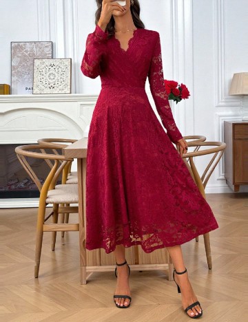 Rochie medie Emery Rose, rosu