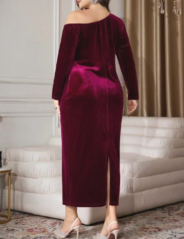 Rochie medie SHEIN CURVE, magenta