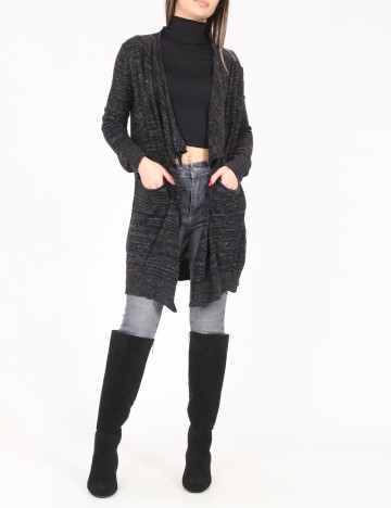 
						Cardigan Zara, gri inchis