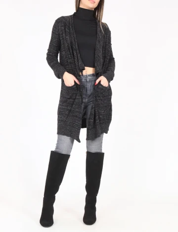 Cardigan Zara, gri inchis