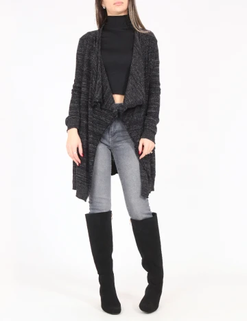 Cardigan Zara, gri inchis