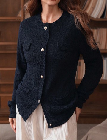 
						Cardigan SHEIN, bleumarin