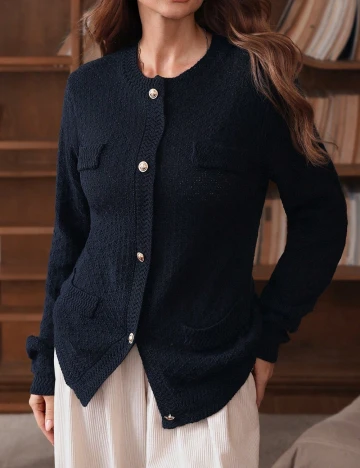 Cardigan SHEIN, bleumarin