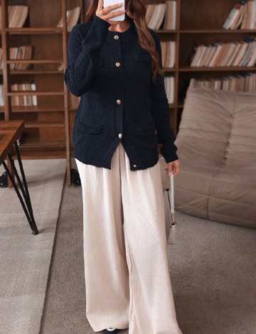 Cardigan SHEIN, bleumarin